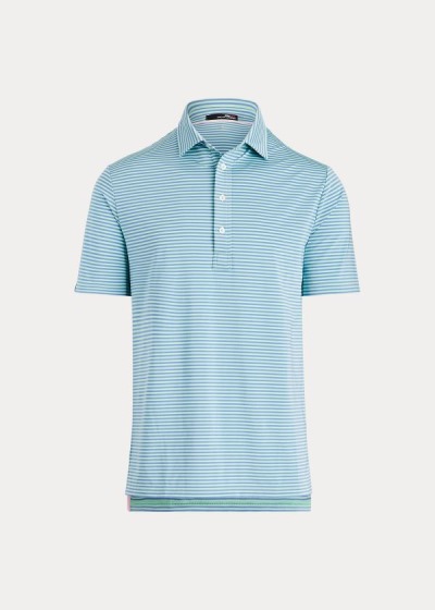 Polos Ralph Lauren Hombre Verdes / Azules - Classic Fit Performance - VWQIX9160